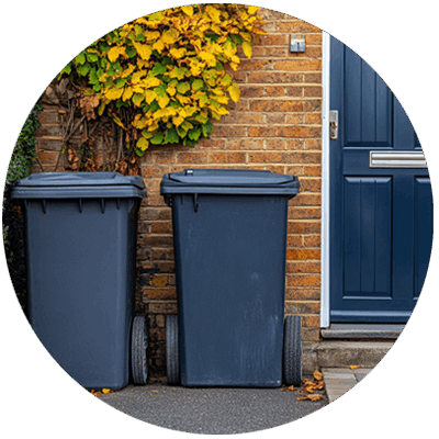 Private Bin Collection Hatfield showing images of service provided by teams doing affordable clearance